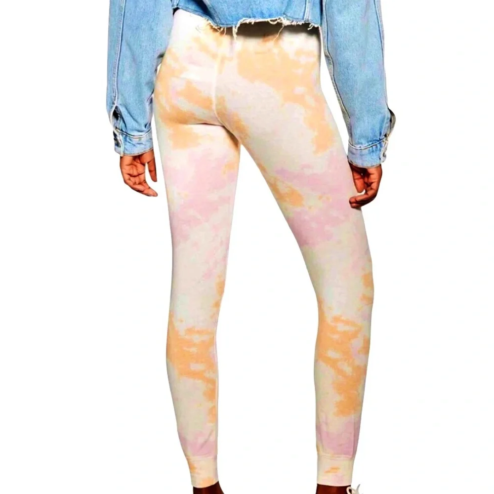 LAST CHANCE!! Topshop Slim-Fit Tie-Dye Joggers SZ 14 NWT - Picture 11 of 13